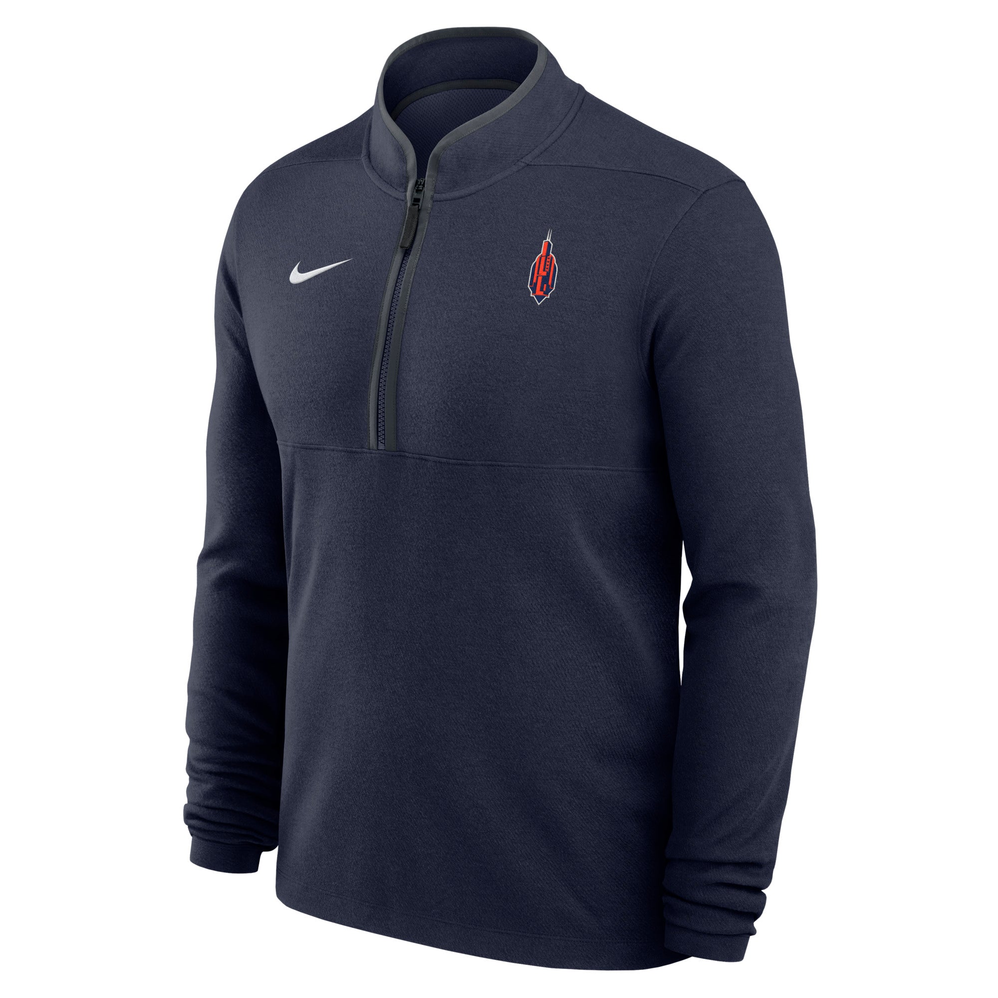 Illinois Quarter-Zip Men's Navy Nike Chicago to Champaign
