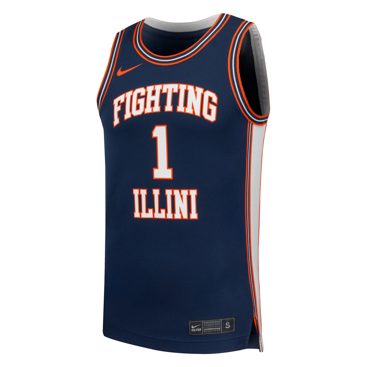 Illinois Fighting Illini Nike Replica Basketball Jersey Navy