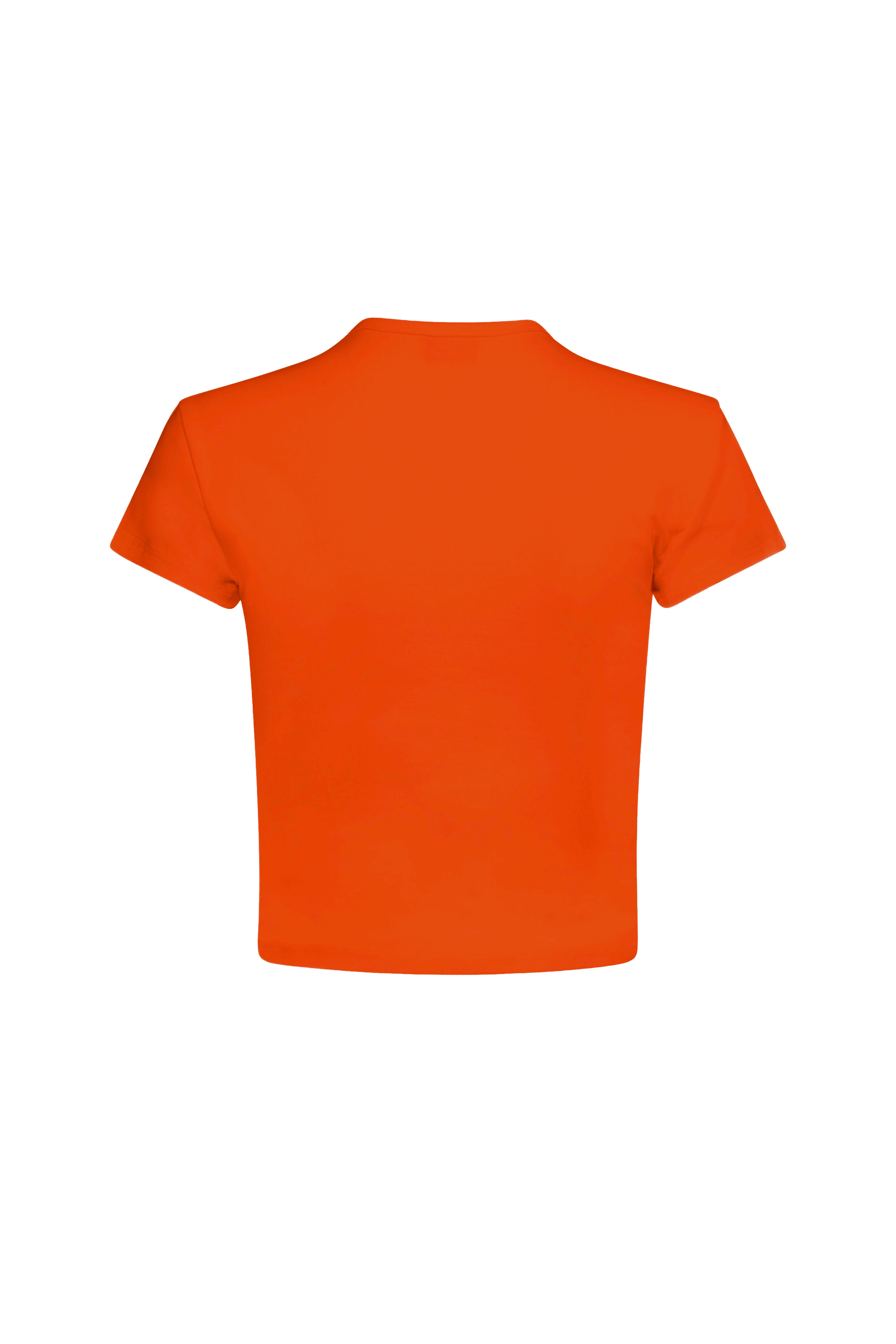 Illinois Hype & Vice Orange Embroidered Baby Tee