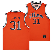 Illinois Fighting Illini NIL Basketball Jersey Script Youth #31 Jakstys