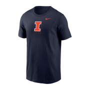 Illinois Fighting Illini Nike Dri-Fit Cotton Block I Team Short Sleeve Tee