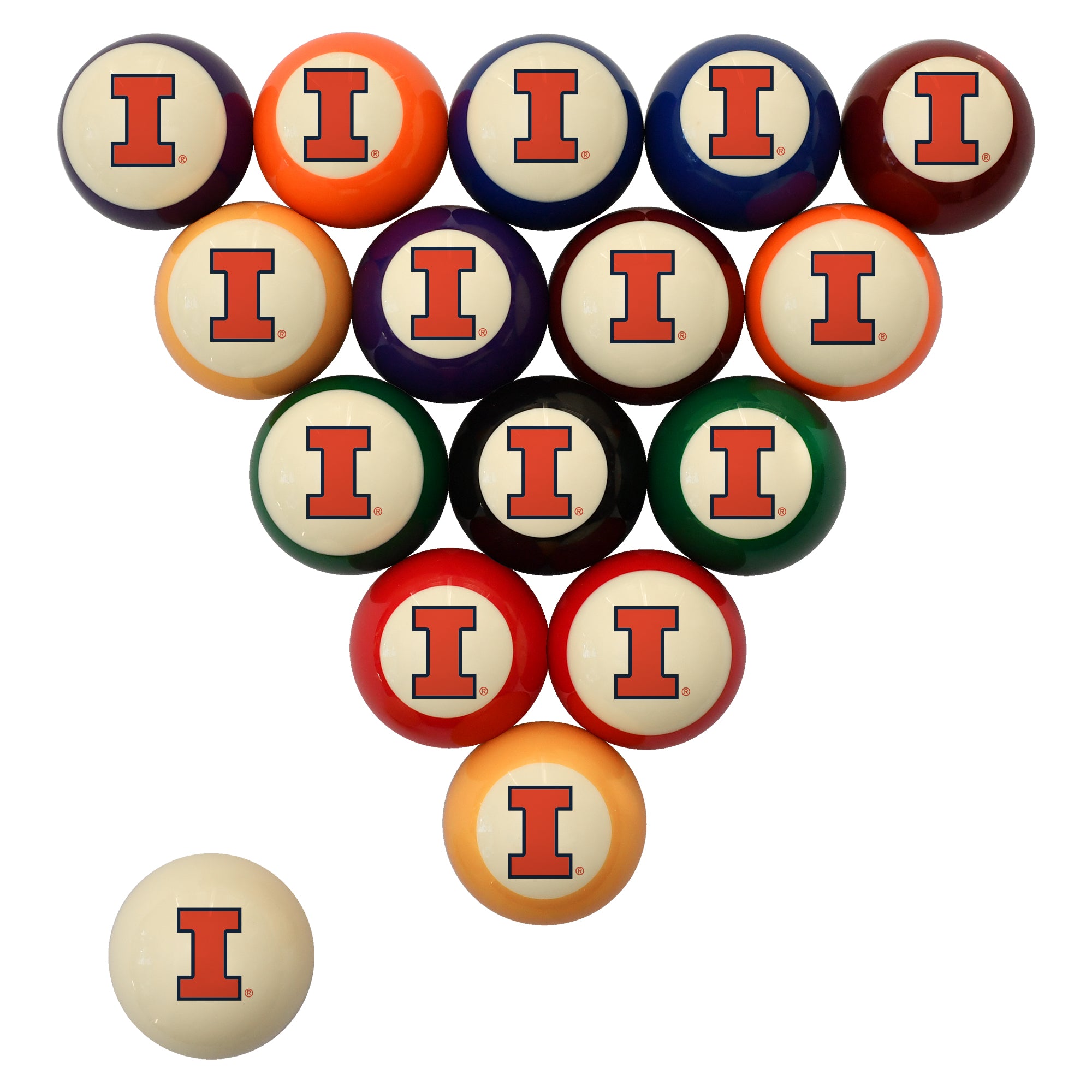University of Illinois Retro Ball Sets