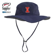 Illinois Fighting Illini Navy Logo Boonie