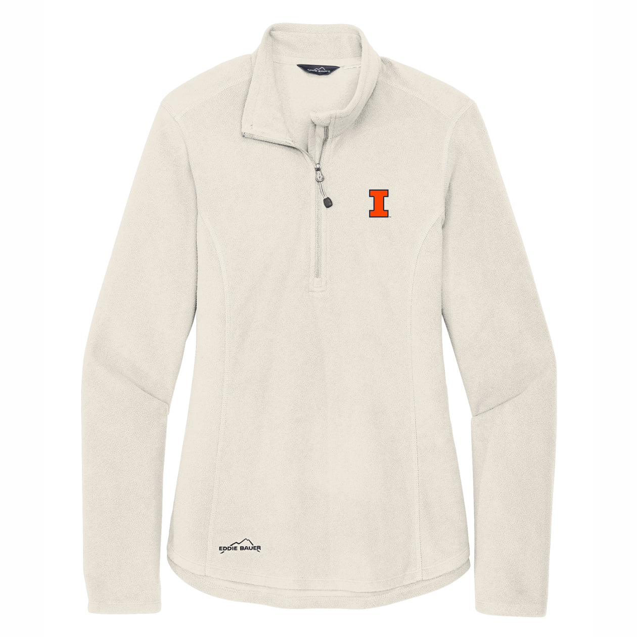 Illinois Fighting Illini Womens Plus Size Microfleece Half-Zip