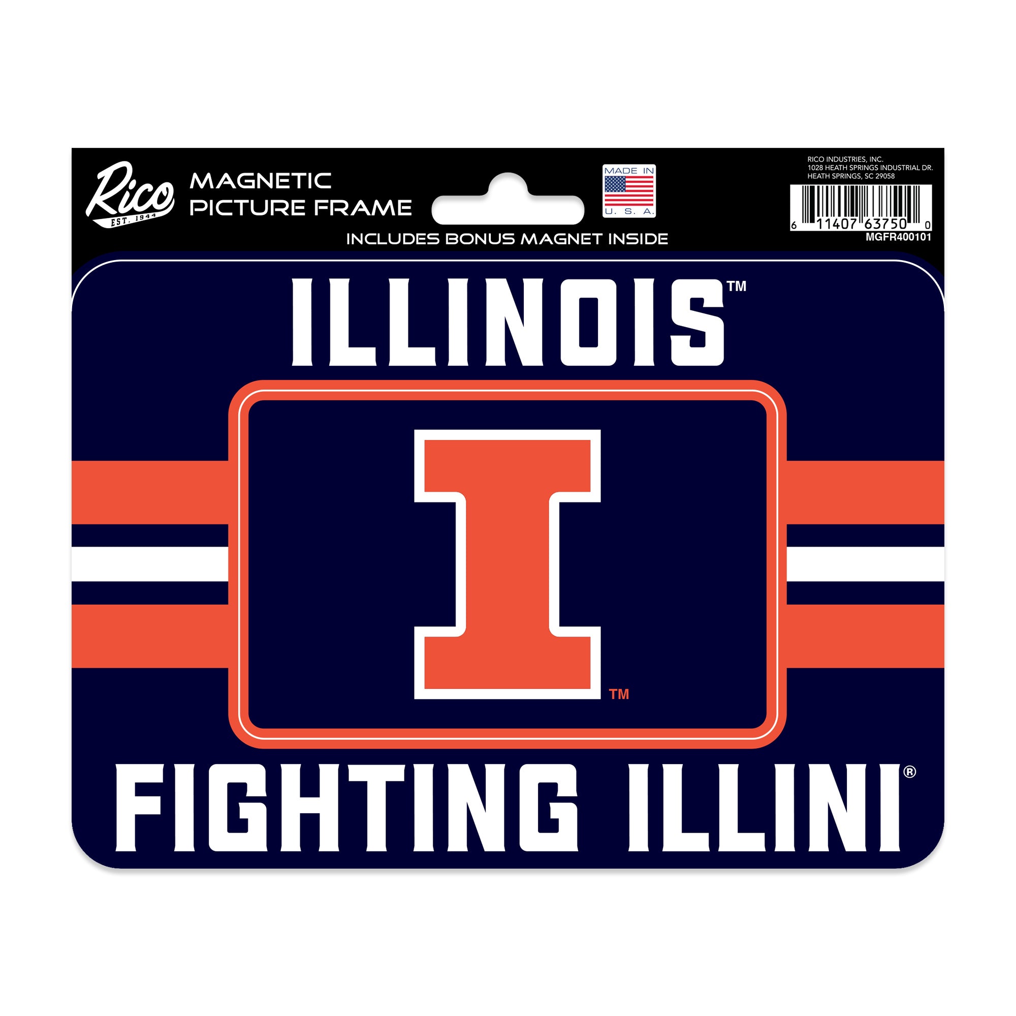 Fighting Illini Magnetic Photo Frame