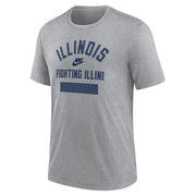 Illinois Fighting Illini Nike Men's Namedrop Triblend Tee