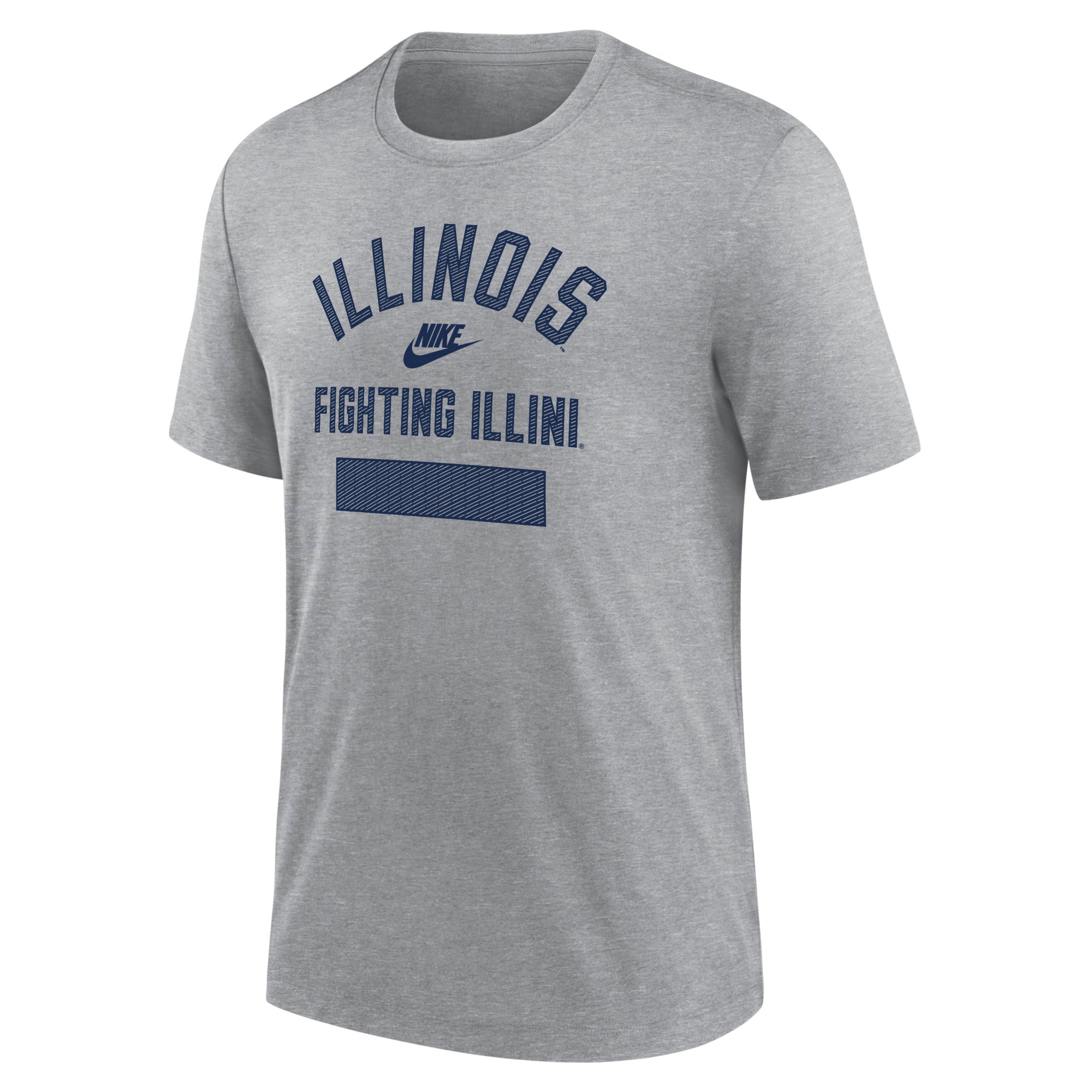 Illinois Fighting Illini Nike Men's Namedrop Triblend Tee