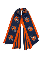 Fighitng Illini Navy & Orange Helmet Jumbo Streamer