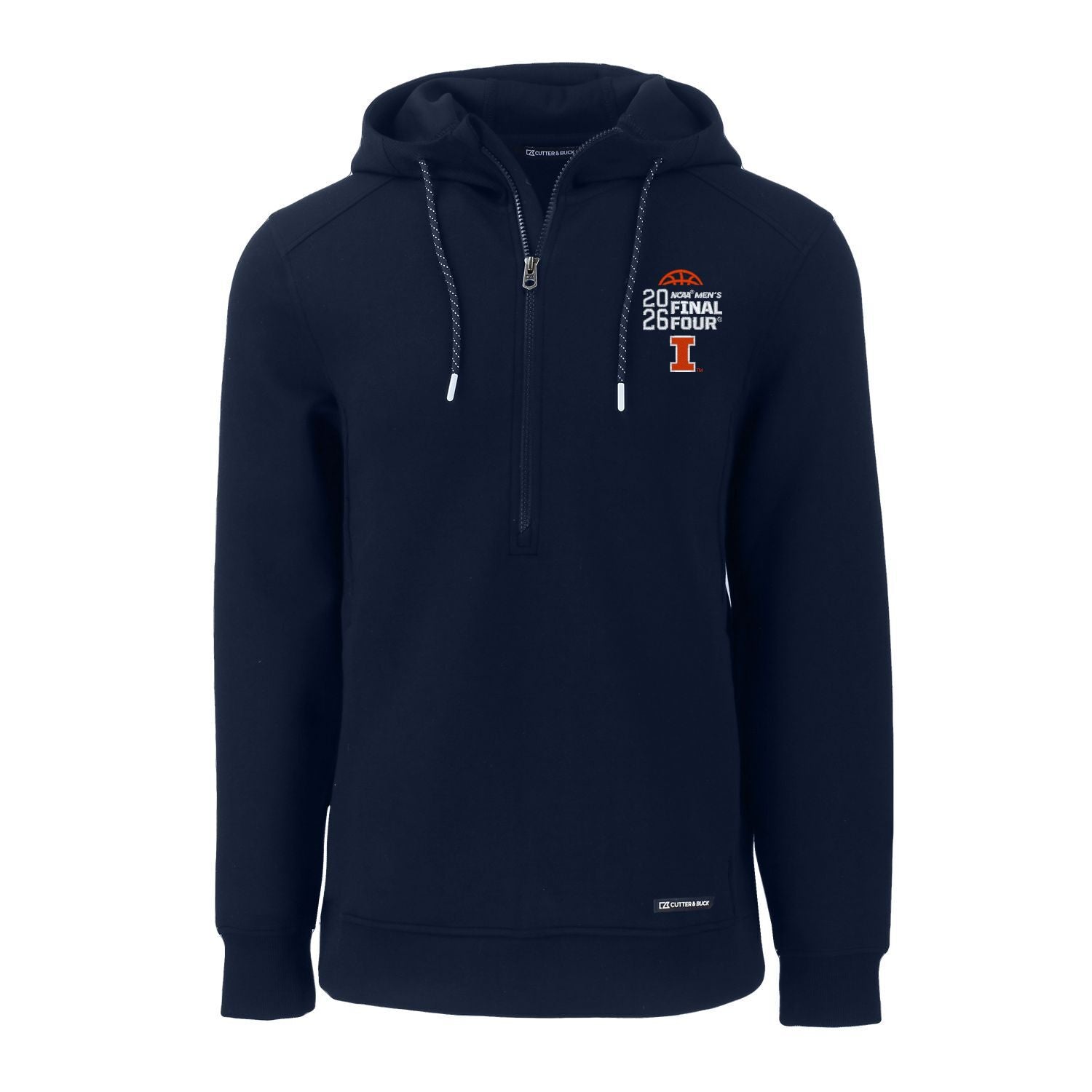 Illinois Fighting Illini Final Four Roam Half-Zip Hooded Jacket