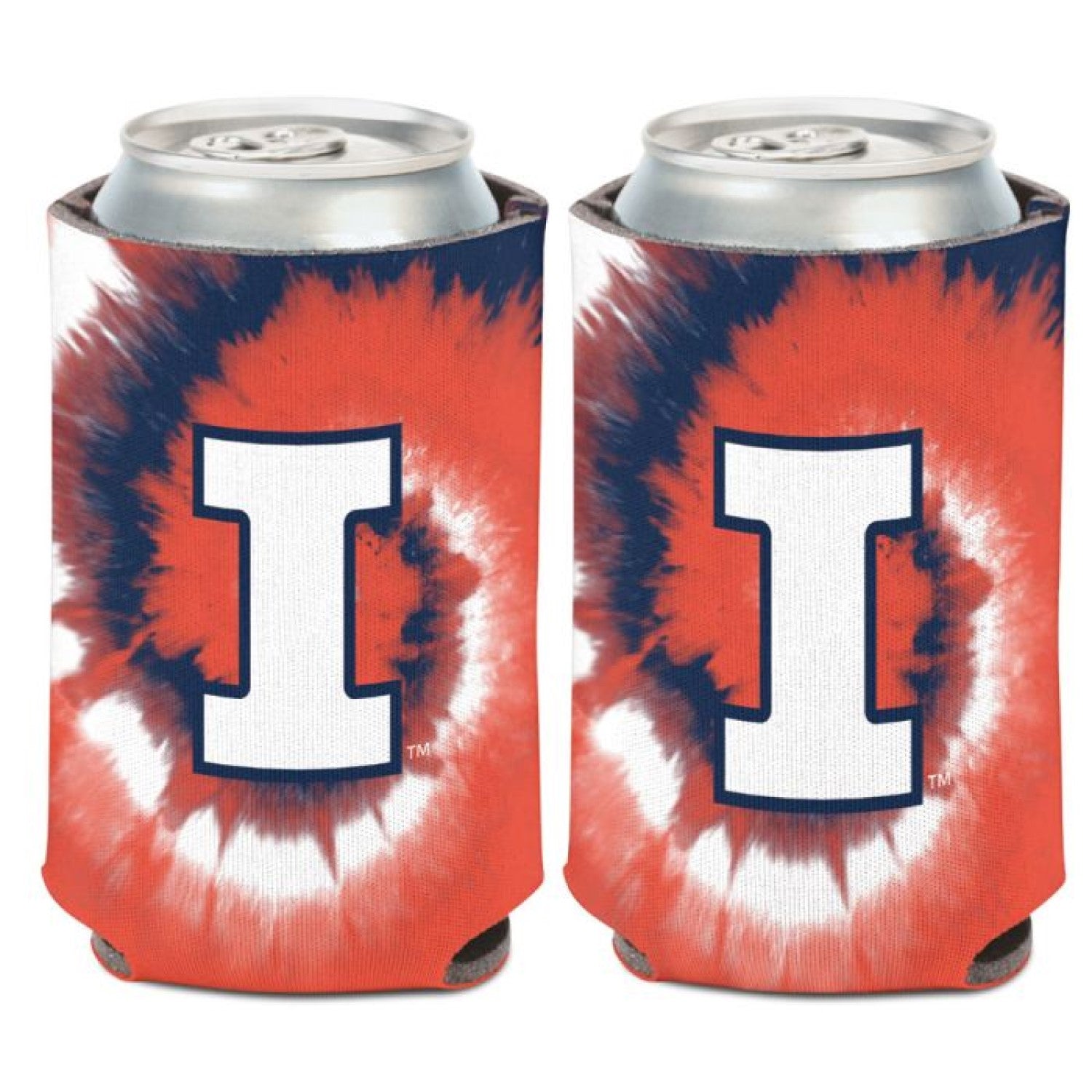 Illinois Fighting Illini Tie-Dye Can Cooler