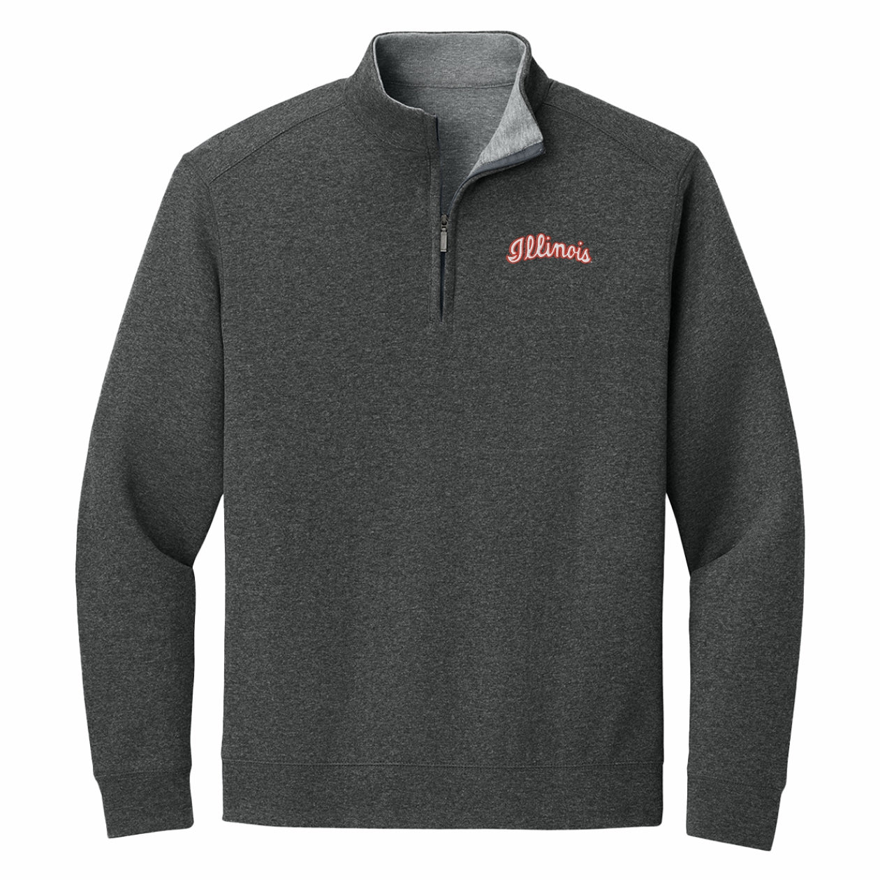 Illinois Fighting Illini Embroidered Script Quarter Zip