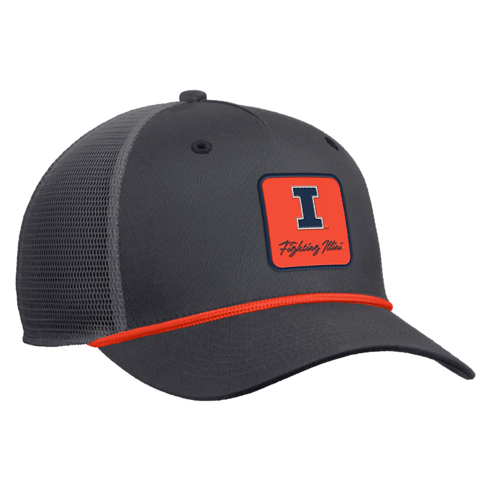 Illinois Nike Rope Structured Meshback Hat