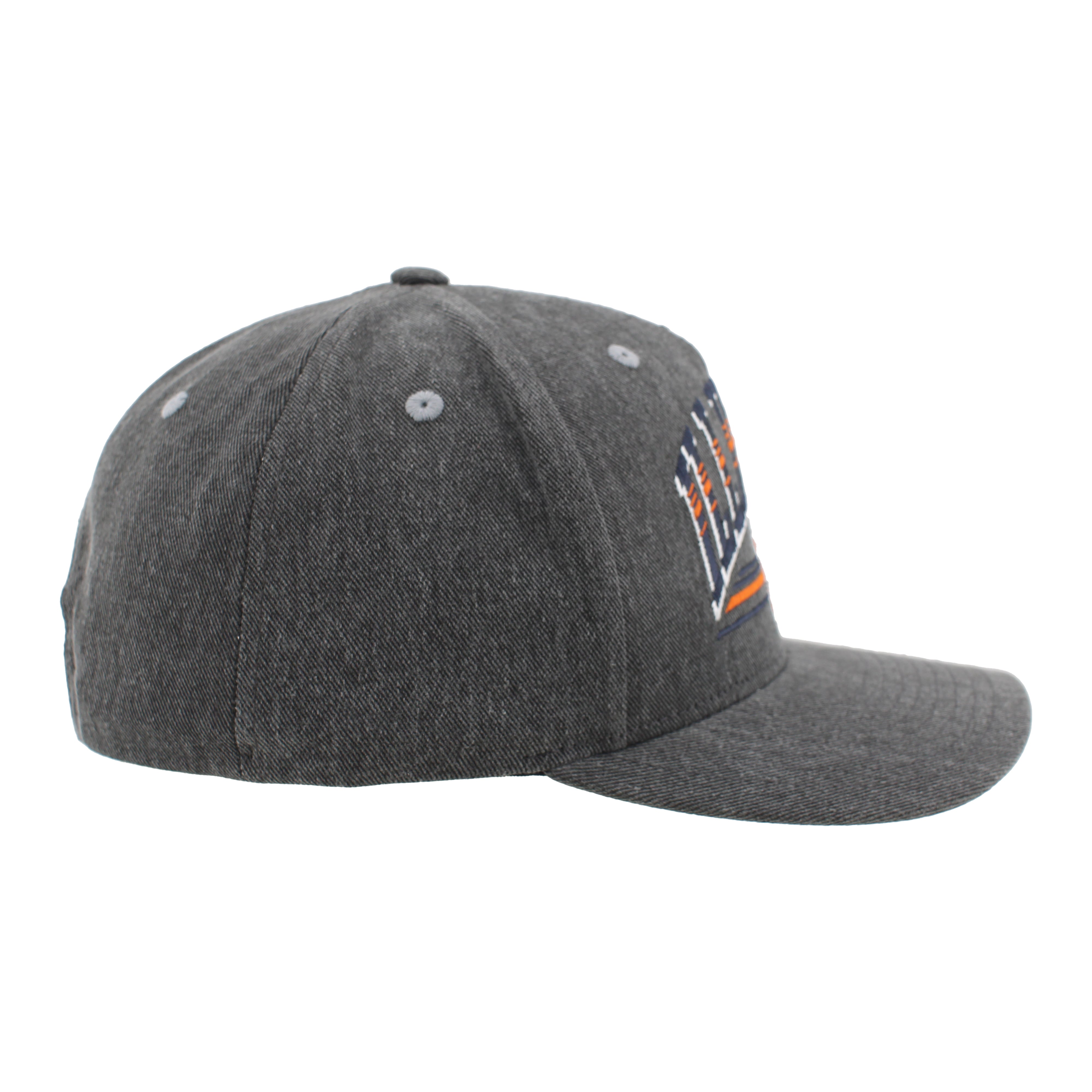 Illinois Vintage Charcoal 5-Panel Snapback Hat