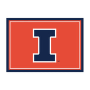 University of Illinois 3x4 Area Rug