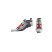 Illinois Fighting Illini Grey Primum Low Socks