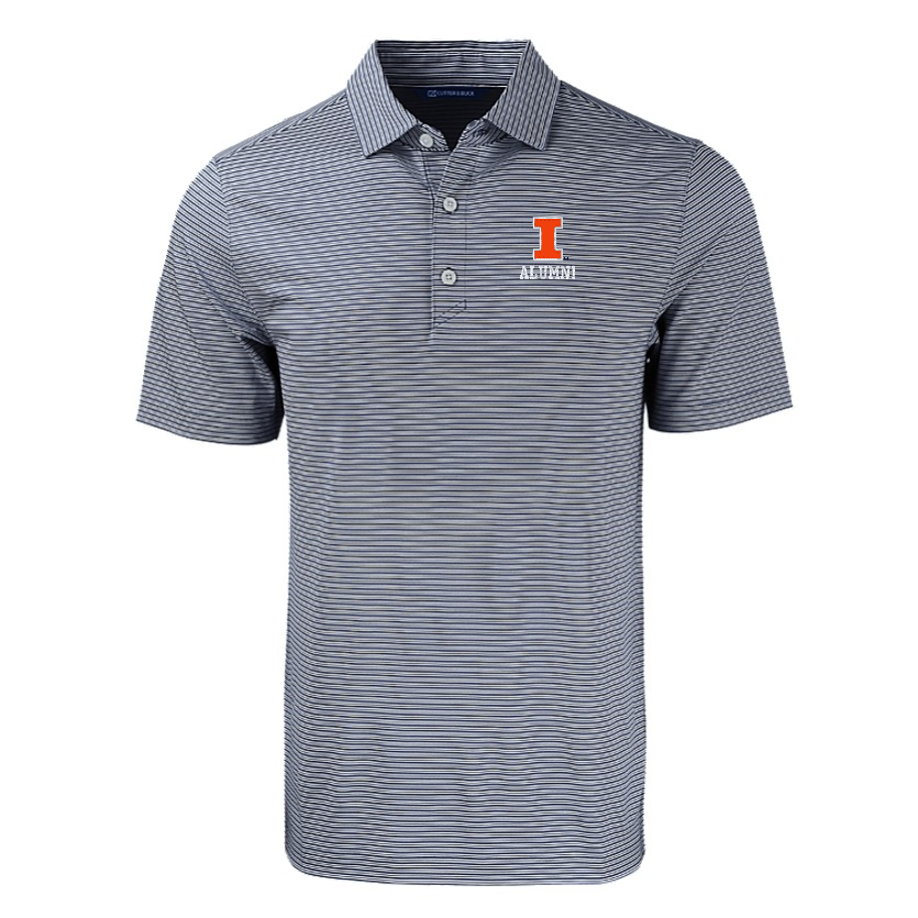 Illinois Fighting Illini Men's Forge Fine Line Polo Alumni