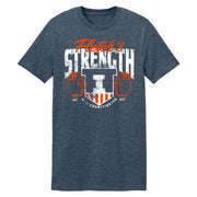 Illinois Basketball Coach Fletcher Strength T-Shirt