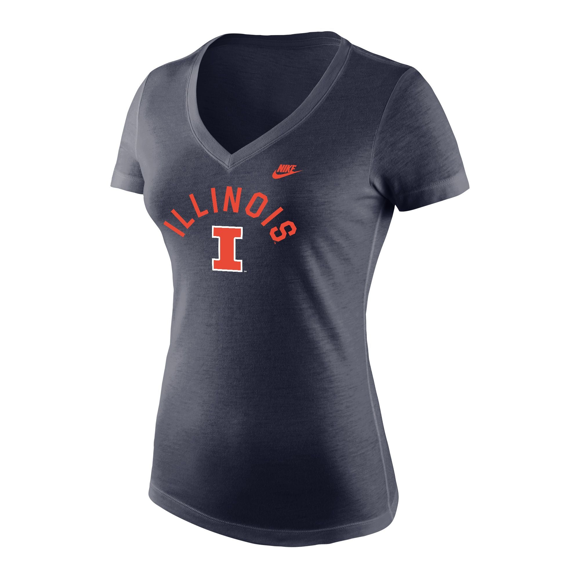 Illinois Women's Nike Navy V-Neck T-Shirt