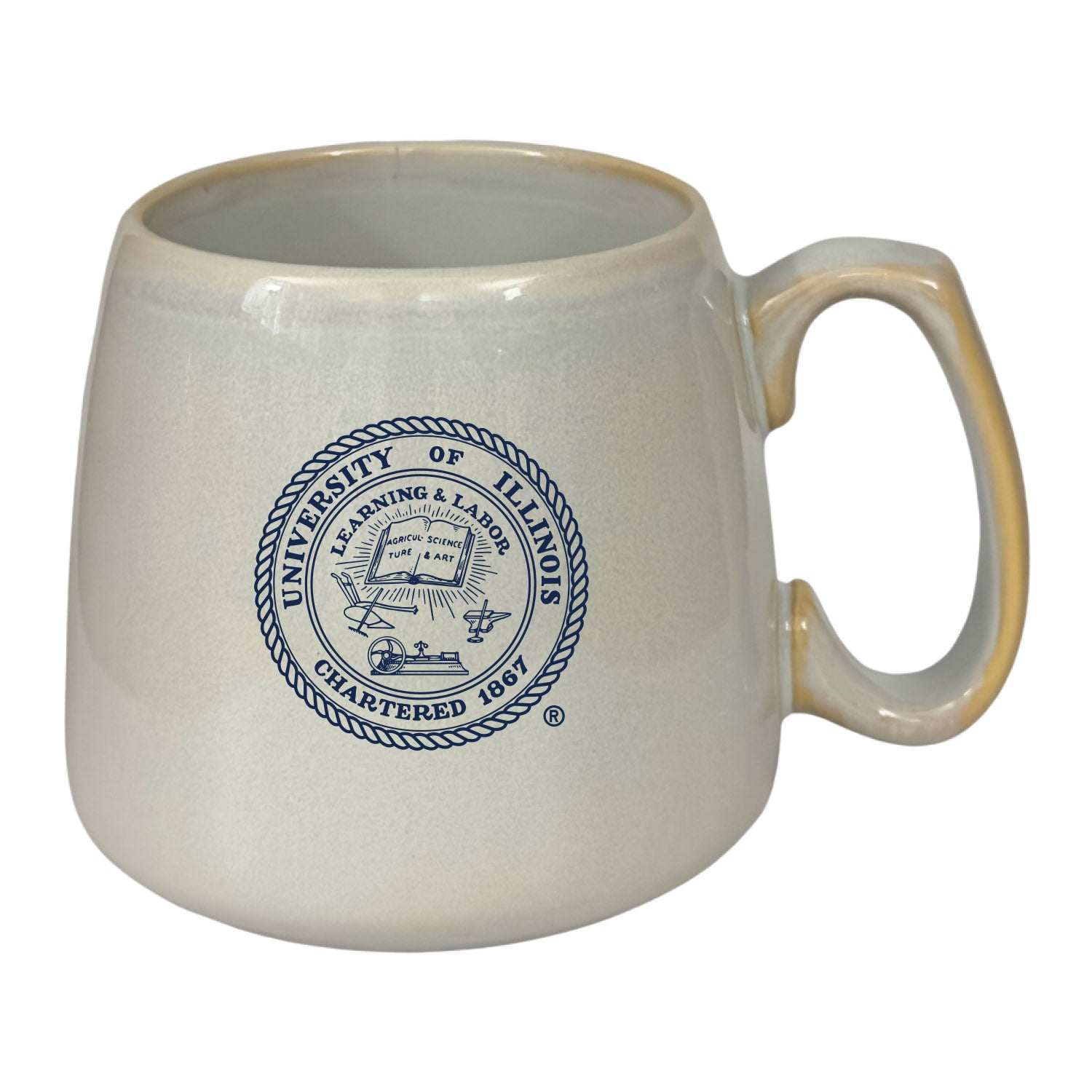 Illinois Mug 15oz Cream Seal