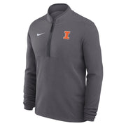 Fighting Illini Grey Victory Quarter Zip
