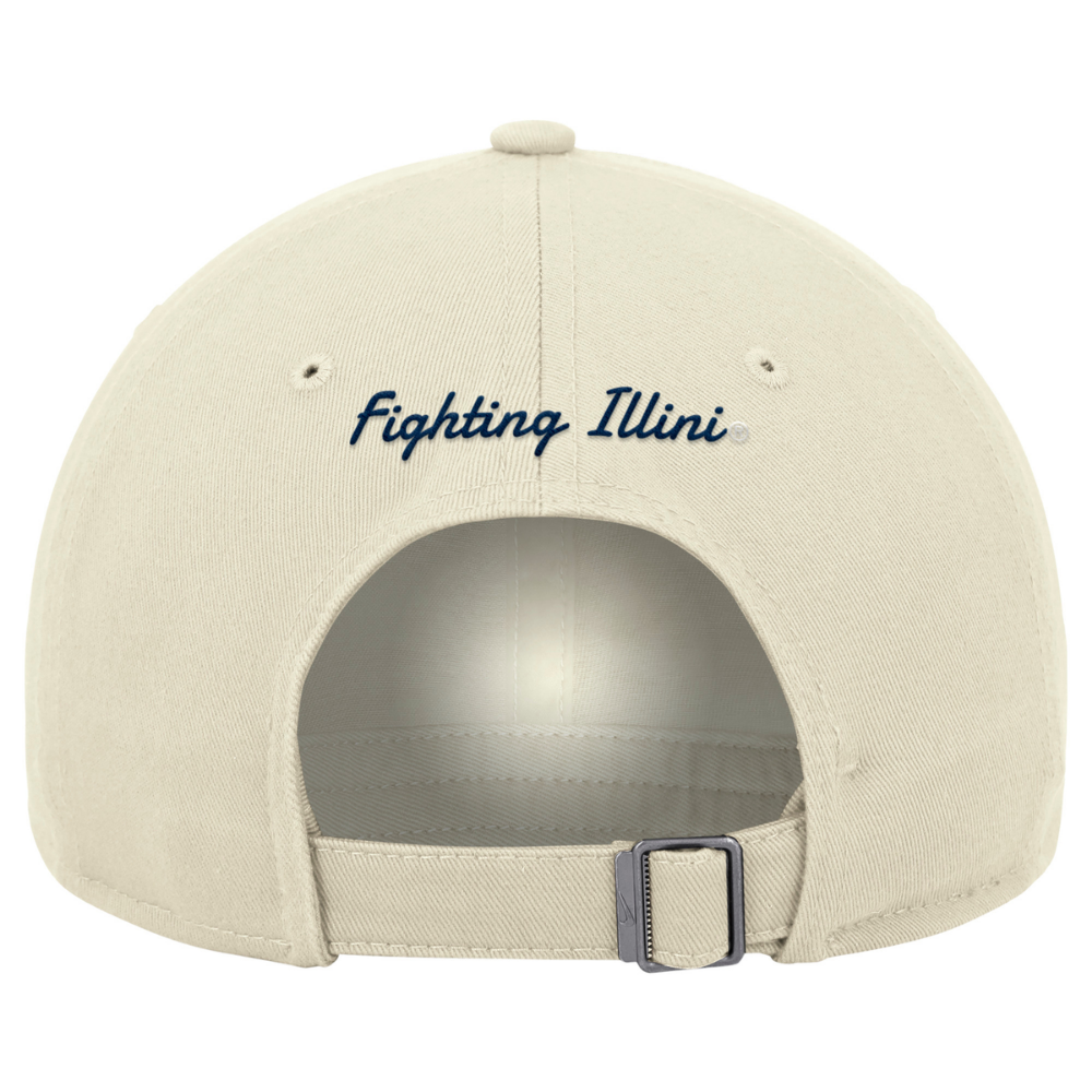 Illinois White Nike Vintage Club Cap