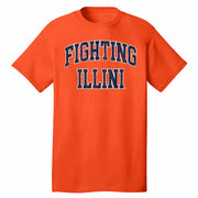 Illinois T-Shirt Orange Distressed