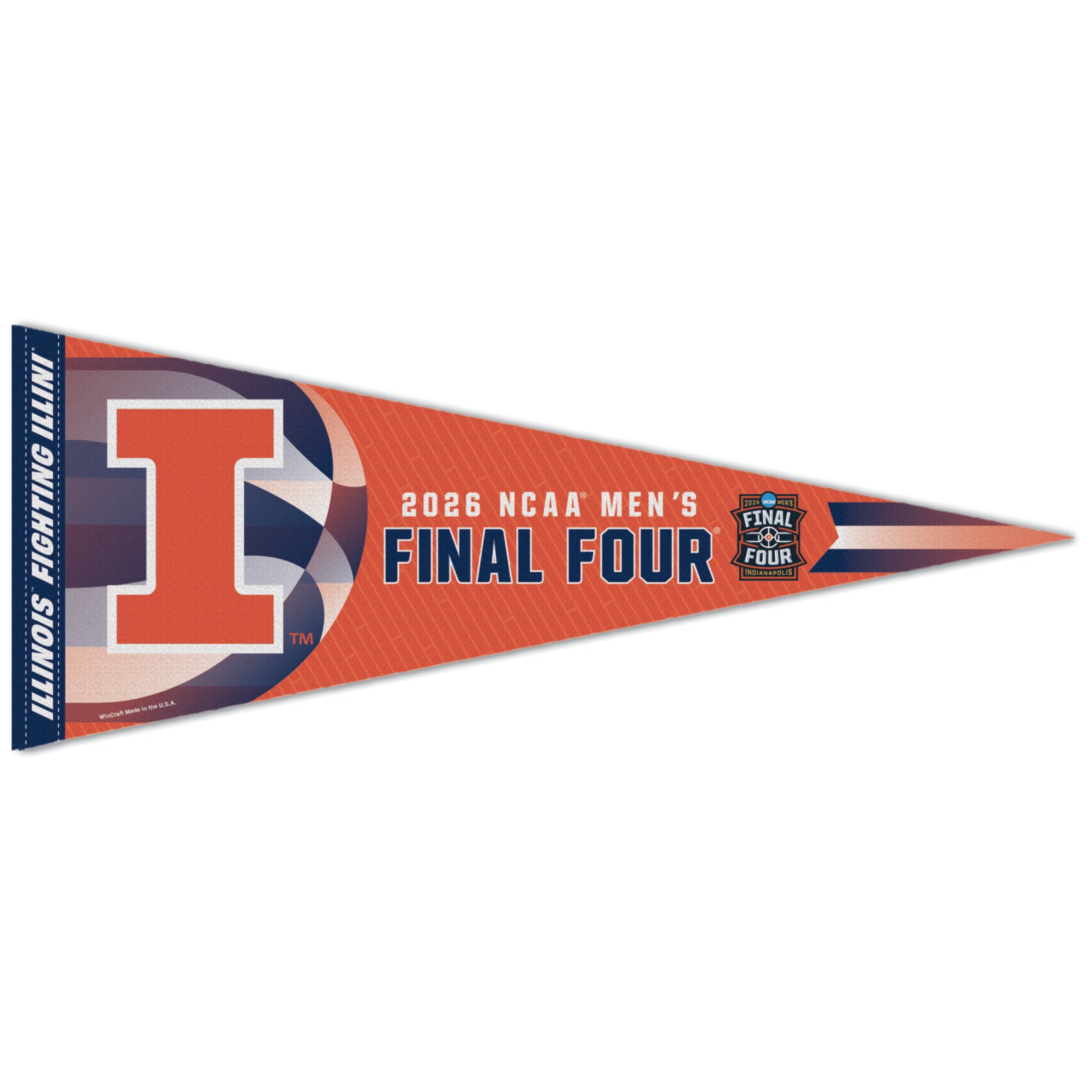 Illinois Basketball 2026 Final Four Pennant