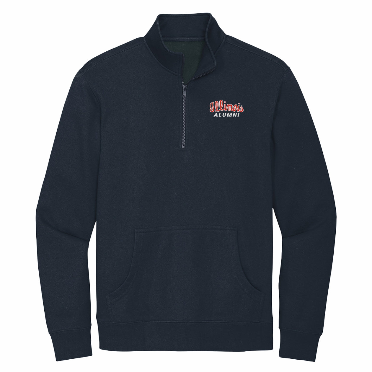 Illinois Fighting Illini Alumni Script Quarter-Zip