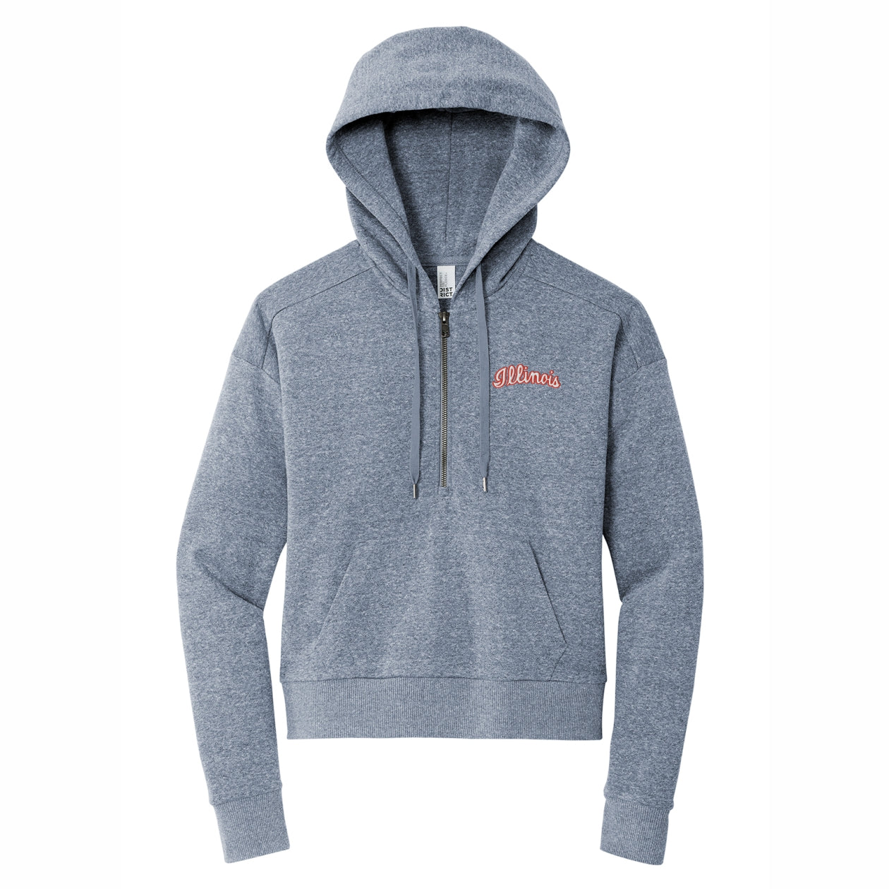 Illinois Fighting Illini Womens Plus Size Script Hood