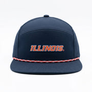 Illinois Fighting Illini 5 Panel Flat Bill Hat