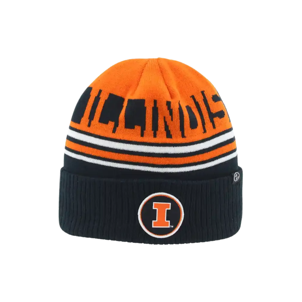 Illinois Fighting Illini Schlagen 3D Streak Knit