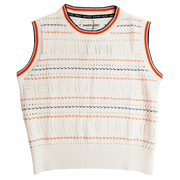 Illinois Fighting Illini Cream Knit Sweater Tank