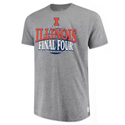Illinois Basketball 2026 Final Four Grey T-Shirt