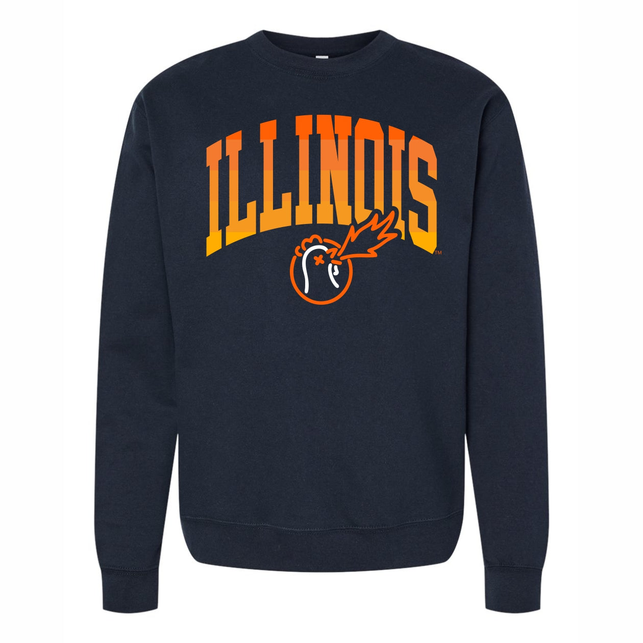 Illinois X Hot Ones™ Heat Chart Sweatshirt