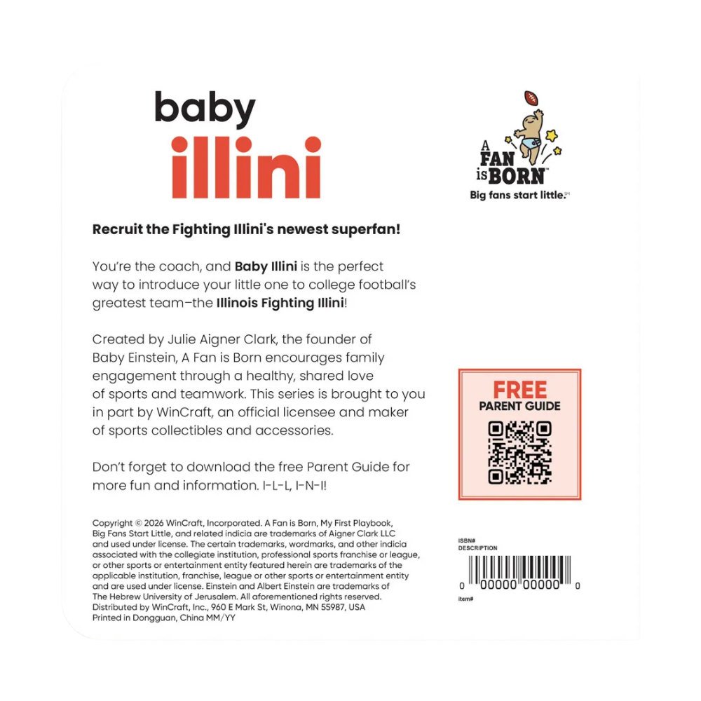 Fighting Illini A to Z A Fan Is Born Infant Book