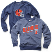 Illinois Fighting Illini Youth Reversible Crew
