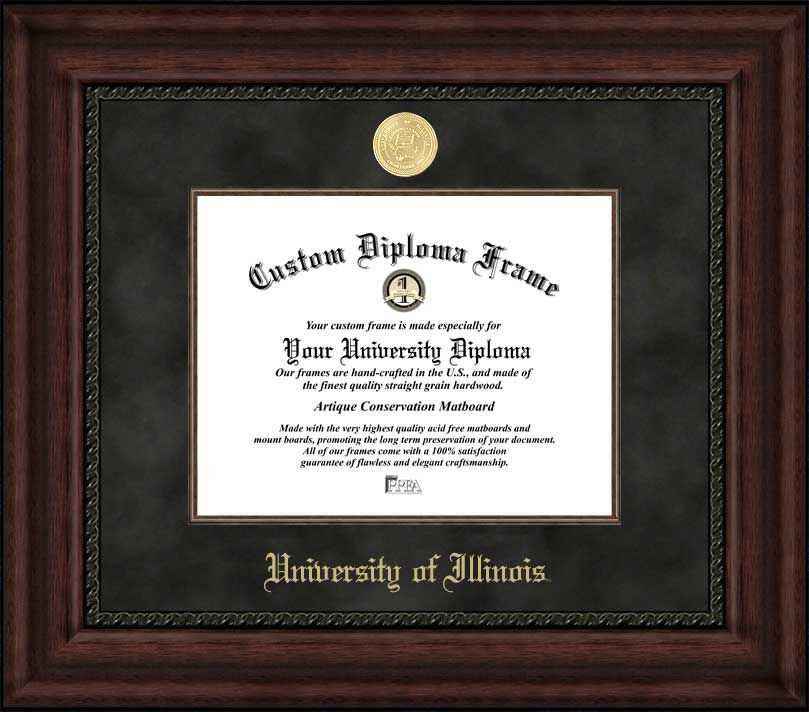 Illinois Fighting Illini Executive Diploma Frame - 11" x 8.5"