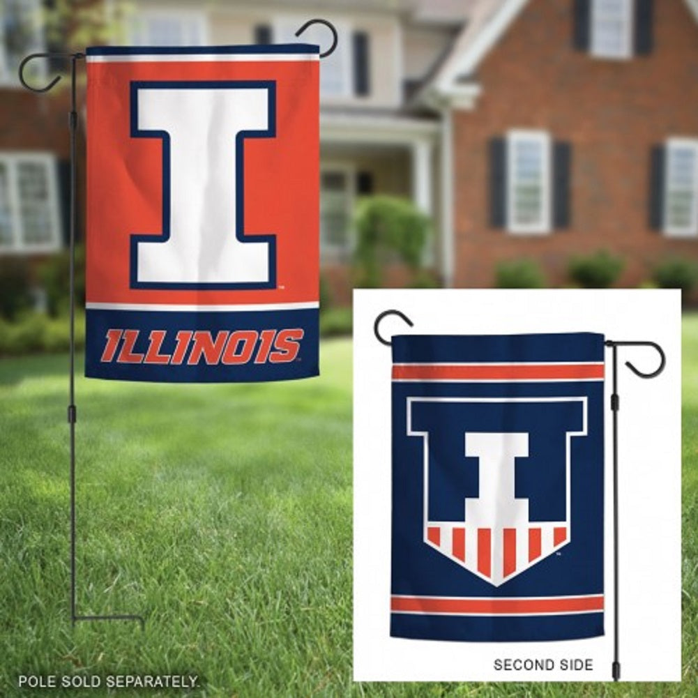 Illinois Fighting Illini 2-Sided Garden Flag
