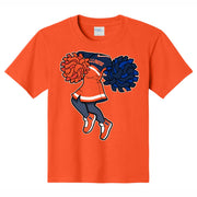 Illinois Fighting Illini Youth Cheerleader Short Sleeve Tee
