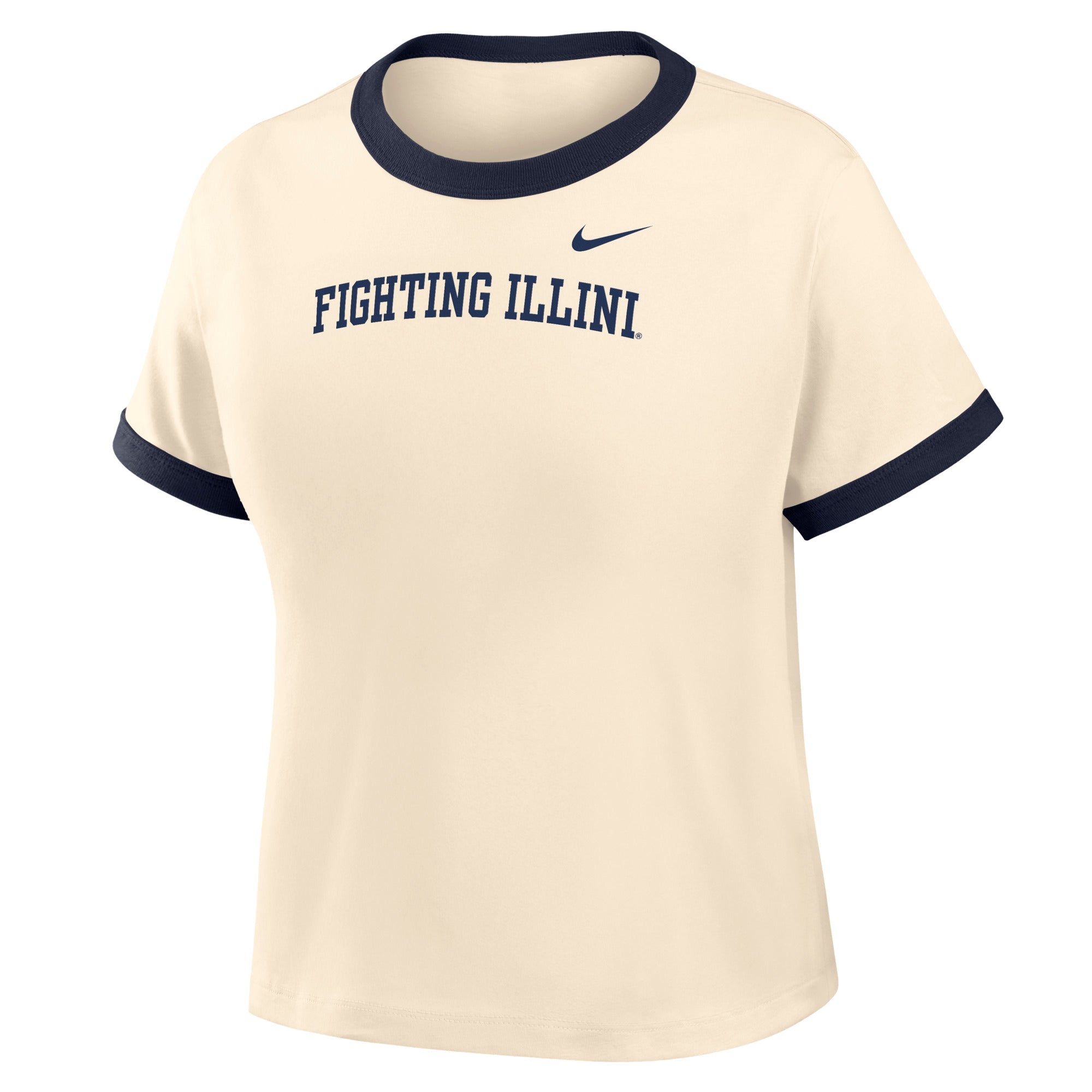 Illinois Fighting Illini Women's Nike Ringer Short Sleeve Tee