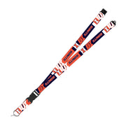 Illinois Fighting Illini Orange/White Lanyard