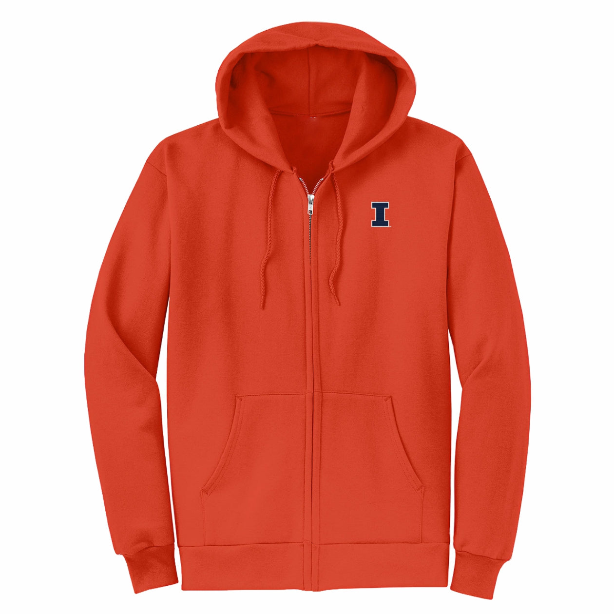 Illinois Fighting Illini Men's Big and Tall Block I Embroidered Hood