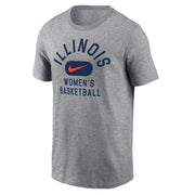Illinois Nike Basic Grey Women's Basketball T-Shirt