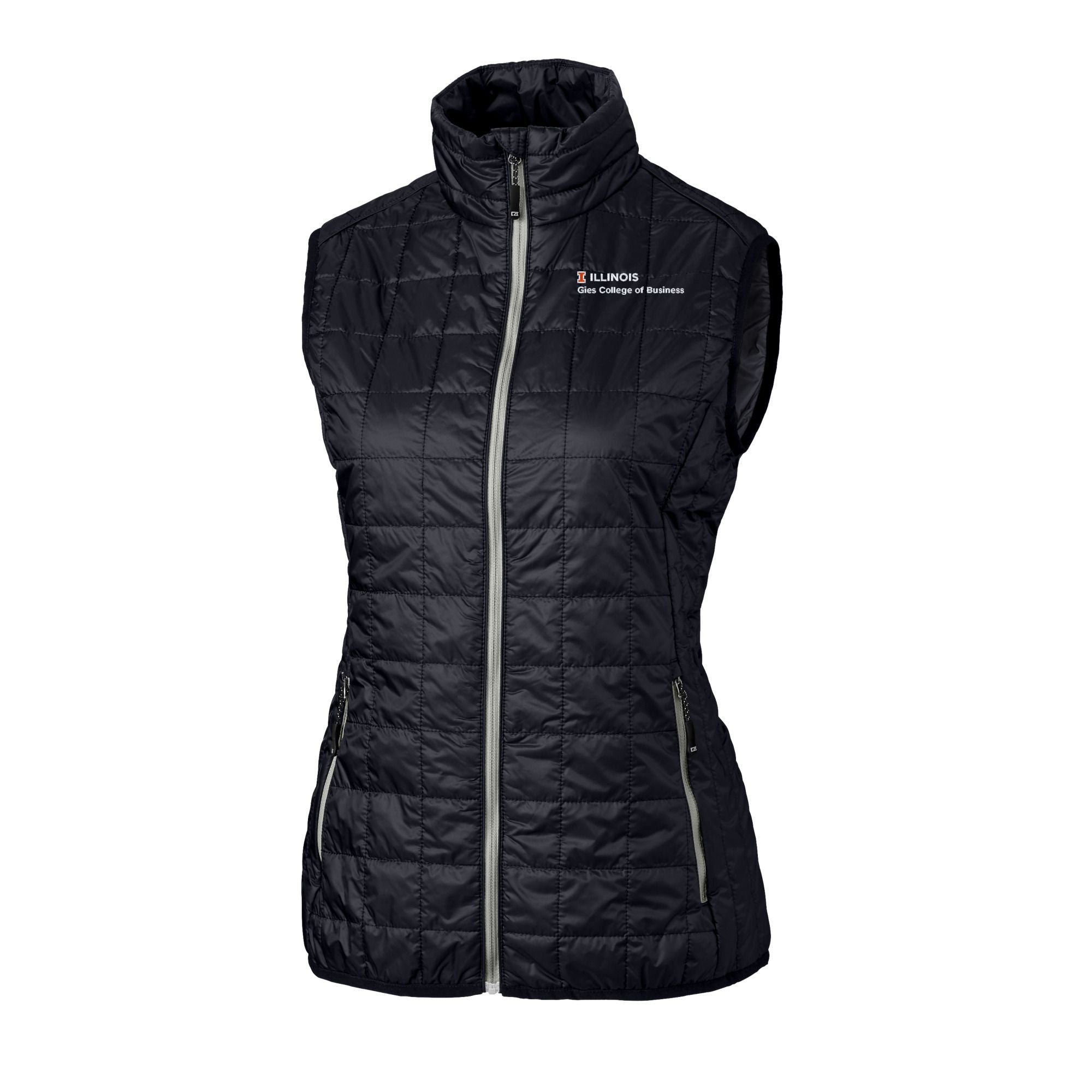 Illinois Fighting Illini Women's Rainier Full-Zip Vest Gies