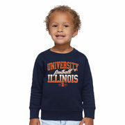 Illinois Fighting Illini Football Shadow Toddler Crew