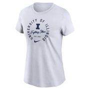 Fighting Illini White Nike Women's T-Shirt