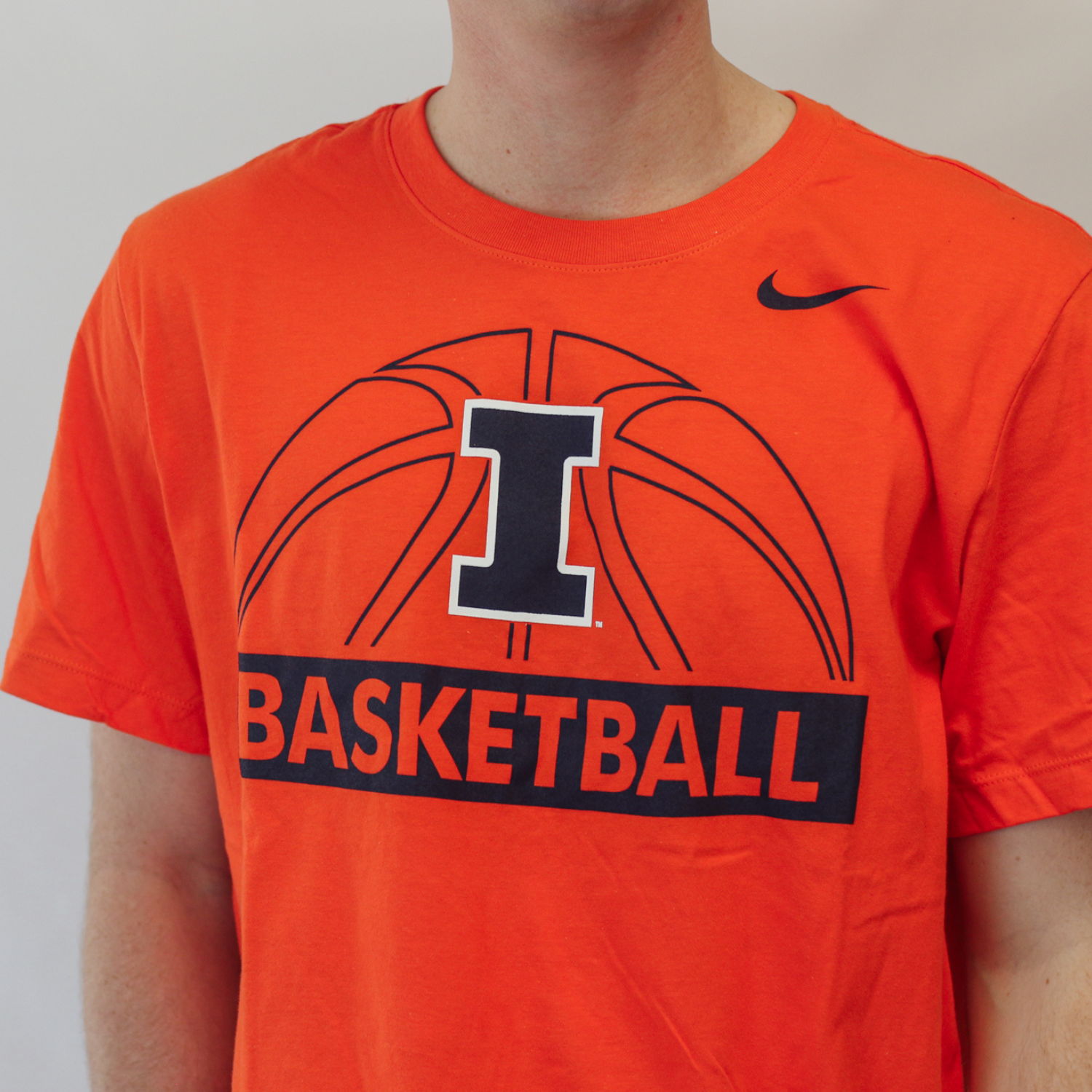 Illinois Fighting Illini Nike Orange Legend Basketball Shirt