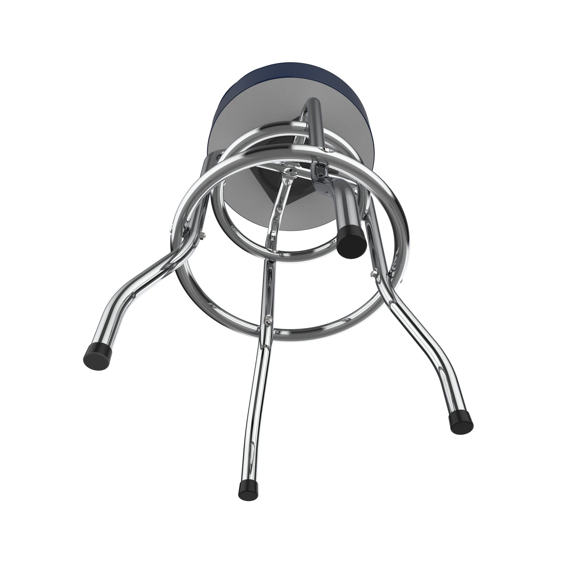 University of Illinois Chrome Bar Stool