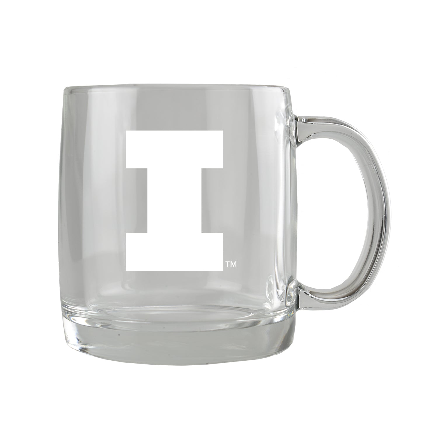 Illinois 13oz Etched Glass Mug