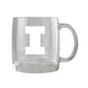 Illinois 13oz Etched Glass Mug